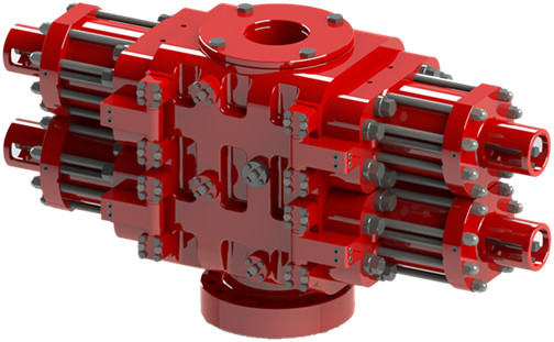 Gisement de pétrole forant le trou de COUP DE POING de SL Ram Blowout Preventers Equipment