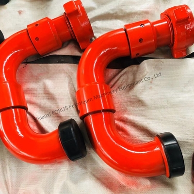 Acier allié forgé API 16C Standard 3 pouces 50 type long rayon joint pivotant pour le forage des champs pétrolifères Rapport d'essai fournir