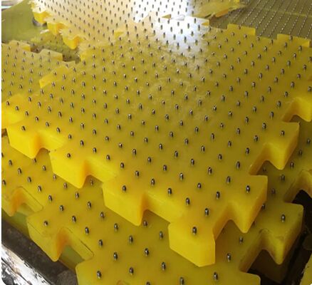 Tapis antidérapant pour table rotative en polyuréthane, résistance à la traction 45 MPa, certifié ISO 9001, adapté aux environnements de plateformes de forage