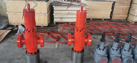 Pouce hydraulique de la valve 2-9/16 de plat de la pression 5000PSI pour l'équipement de tête de puits