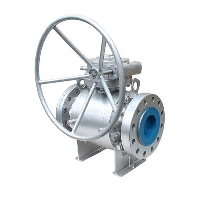 Valve à bille à trunnion en fonte de 2 à 40 pouces API 6D Flange 2 pièces en acier coulé 300LB