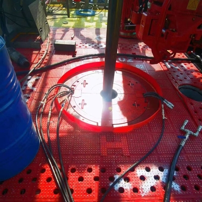 Mat anti-dérapant rouge de type ZP rotatif Atble 30 mm Mat plastique antidérapant pour forage