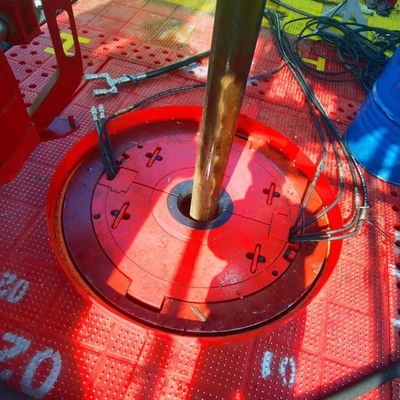 Mat anti-dérapant rouge de type ZP rotatif Atble 30 mm Mat plastique antidérapant pour forage