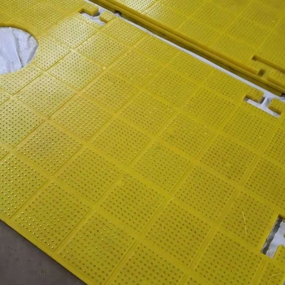 ZP275 Table tournante anti-dérapant Mat jaune PU Appliquer pour le forage des champs pétrolifères