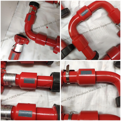 1 pouce 10 type articulation pivotante API 16C pression de travail 5000 PSI Pour le forage des champs pétrolifères