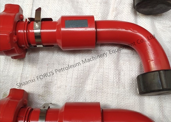 1 pouce 30 type alliage d'acier forgé joint pivotant API 16C pour le forage des champs pétrolifères couleur rouge