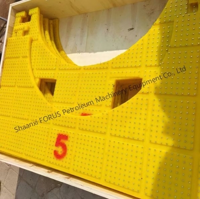 Table tournante anti-dérapant épaisseur 30 mm PU anti-dérapant pour le forage Table tournante