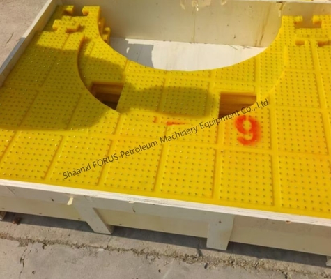 Table tournante anti-dérapant épaisseur 30 mm PU anti-dérapant pour le forage Table tournante
