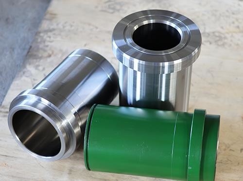 Liner de pompe à boue à revêtement unique en métal pour le forage des champs pétrolifères Matériau spécial en acier