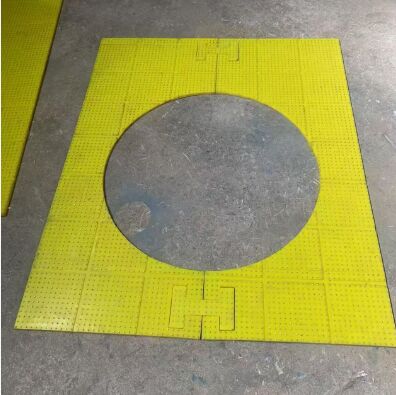 Table tournante Mat anti-dérrapage Matériau PU utilisé sur la plateforme de forage