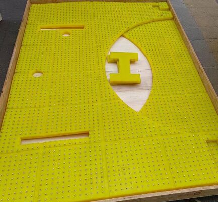 Table tournante mat anti-dérrapage mat matériel PU résistant à l'usure utilisé pour ZP175