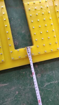 Résistance à l'huile Table tournante anti-dérrapage Tapis d'inspection de qualité stricte Polyuréthane 30 mm épaisseur