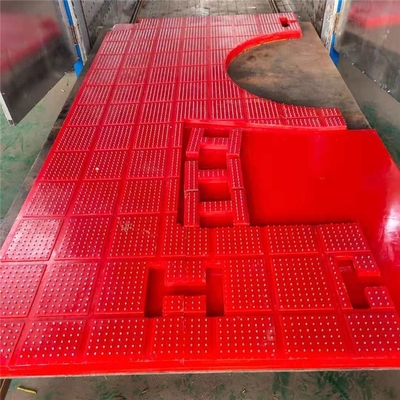 Anti glissement ZP375 Mats Aging Resistance rouge de 30mm 25mm