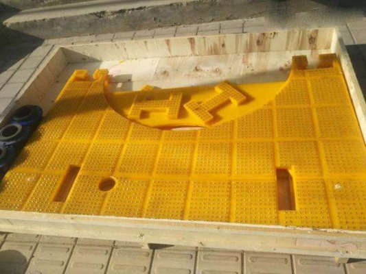 43" pièces en caoutchouc de Mat Polyurethane For Drilling Plantform d'anti dérapage