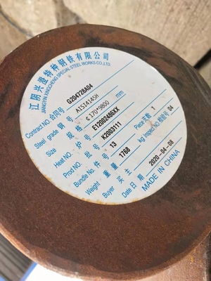 Acier allié spécial AISI4145H OD 4" de barre solide à 15"